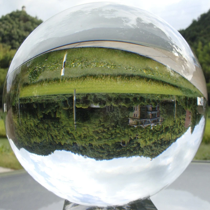 大きな透明クリスタルボール,30mm,40mm,50mm,レインボーカラー,写真用