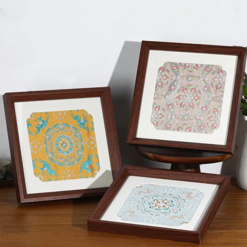 

Креативная рамка для рисования жемчугом, ручная работа, песня Цзинь, тканевая рамка для фотографий, украшение для дома, декоративный комплект картинок с жемчугом «сделай сам»