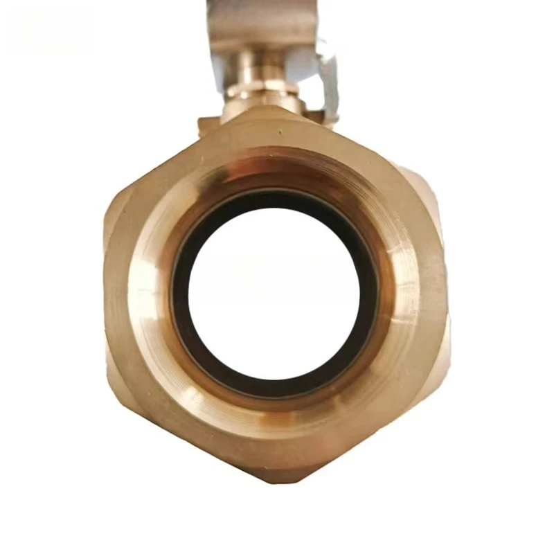 OEM/ODM الثقيلة ارتفاع تدفق الضغط مقبض طويل 600 Wog PN40 كبير كامل تتحمل ميناء صمام كروي نحاسي