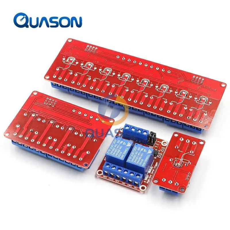 1 2 4 8 Channel 5V 12V Relay Module Board Shield with Optocoupler Support High and Low Level Trigger forArduino