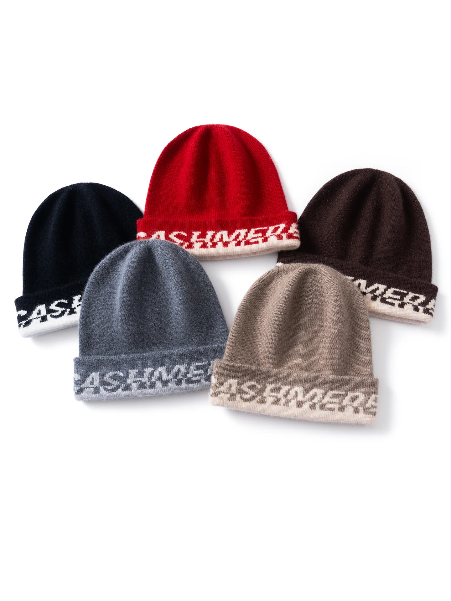 

ATTYYWS 100% кашемировая женская шапка-пуловер, новая вязаная теплая и удобная осенне-зимняя однотонная женская кашемировая шапка