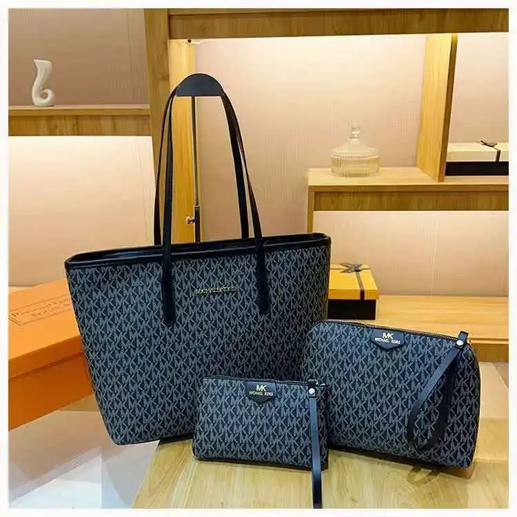 Bolso Bandolera Michael Kors Jet Set Travel Print para Mujer, Bolso Tote de Gran Capacidad, Bolso de Hombro de Moda para Mujer, Nuevo 2026 S