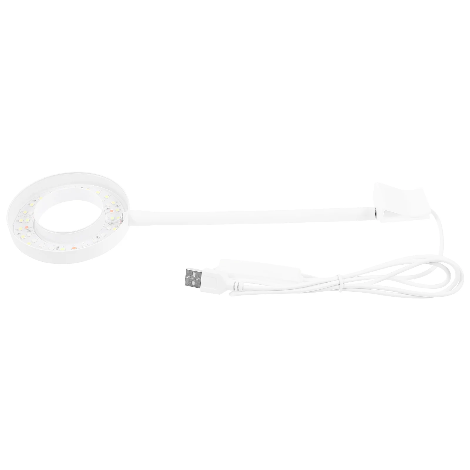 

Adjustable LED Aquarium Light for Small Fish Tanks Energy Efficient USB Powered Lamp for Aquarium Fish Tank Daily Use Lighting