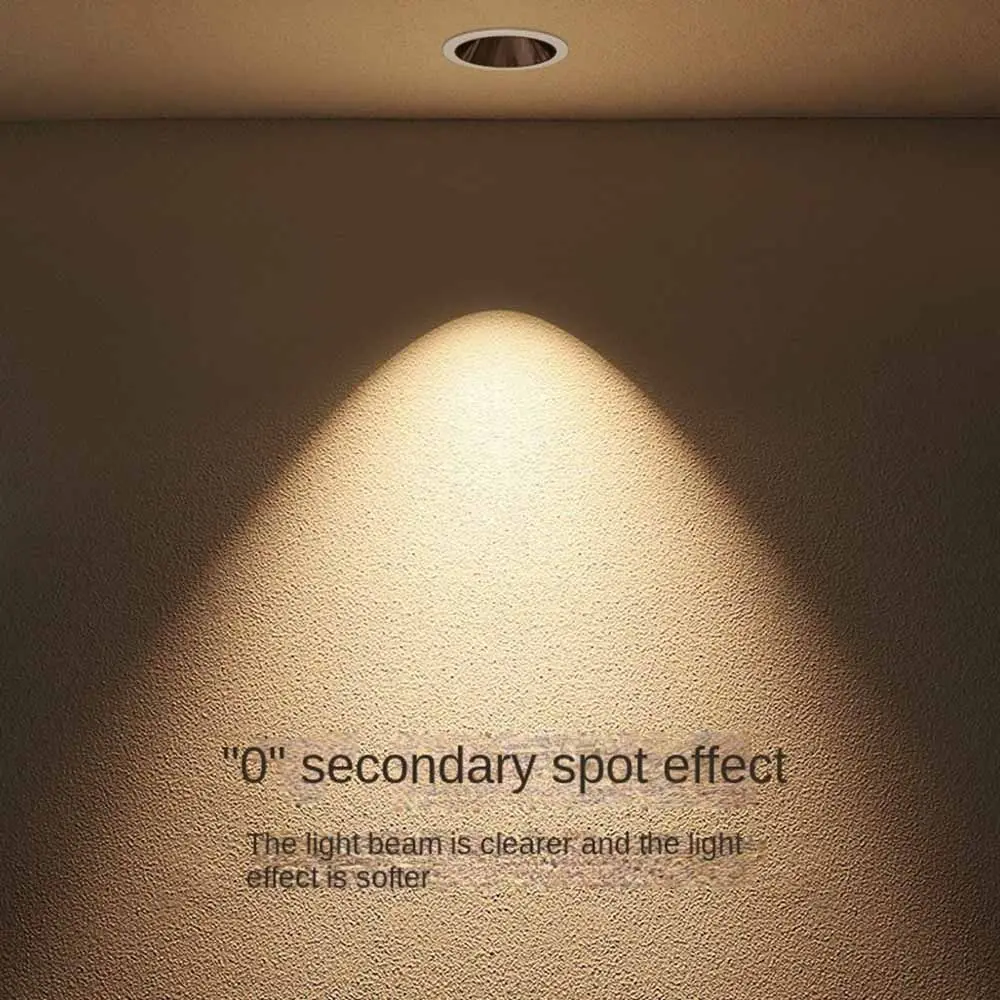 

Durable Recessed LED Downlight Spot Light Energy Saving Down Lights 220V Round Ceiling Lamp Indoor