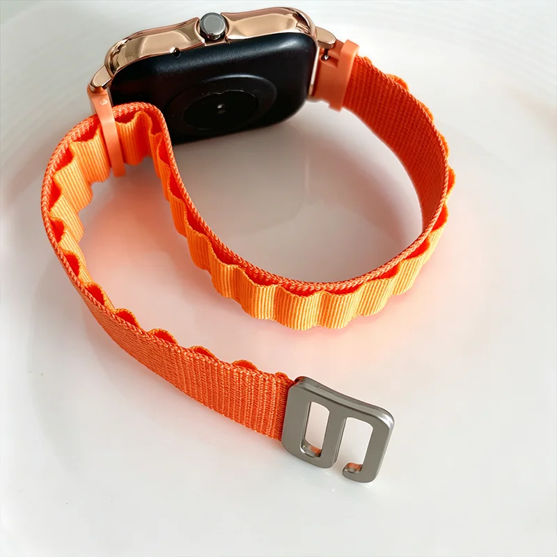 22mm 20mm Watch Band Alpine Loop For Samsung Galaxy Watch 7 FE 6 5 4 Classic Gear S3 Sport Nylon Strap Galaxy Watch 7 Bracelet 5