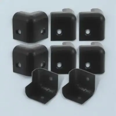 

8pcs Guitar Corner Protector Durable Plastic Amplifier Edge Guards For Speaker Protection Stage Audio Equipment Furniture Safety