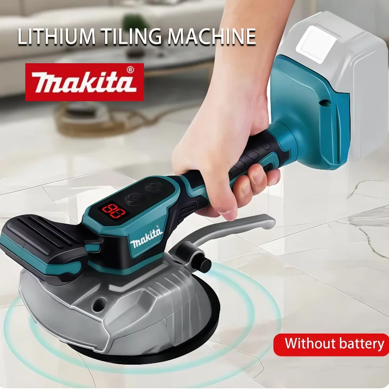 

Makita Tile Laying Machine with 8 Speed 18V Battery Adjustment High Capacity for Wall & Floor Vibration Home Decoration Tool