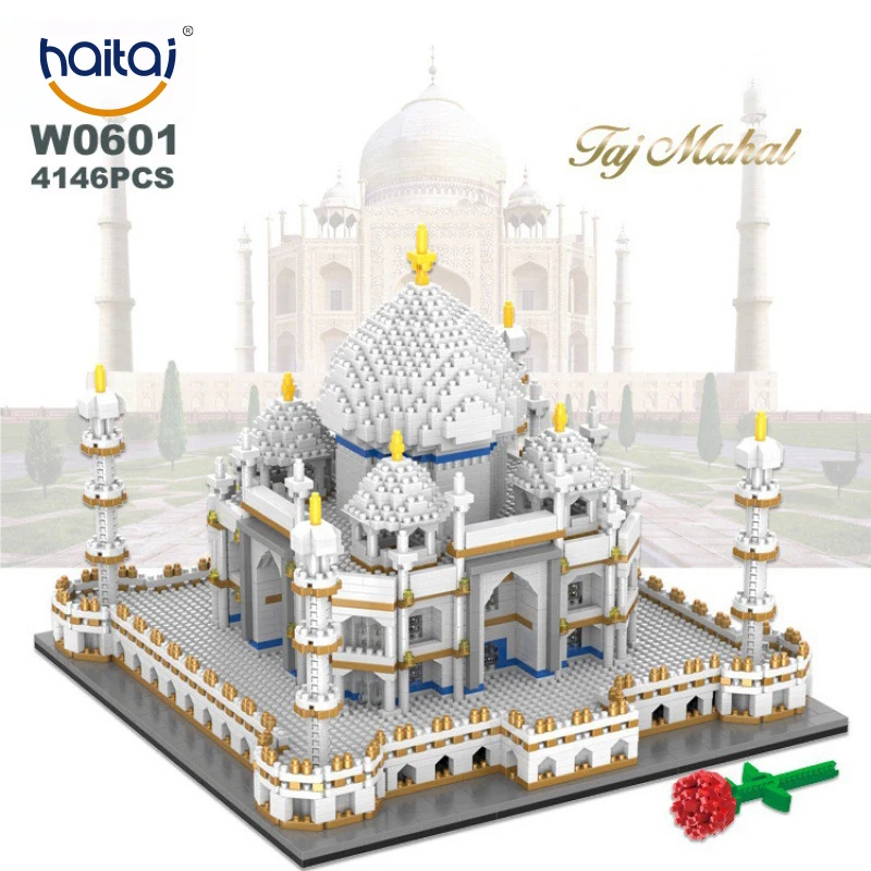 

4146PCS Taj Mahal Model Building Blocks Toys City Building Landmark Taj Mahal Palace Bricks 3D Model Children's Toys Gift