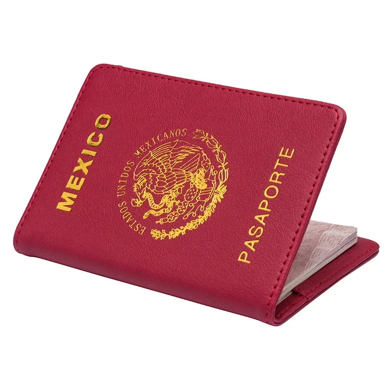 Funda de PU para pasaporte, soporte para boletos de América del Norte, soporte para pasaporte de México, bolsa de protección, accesorios de viaje