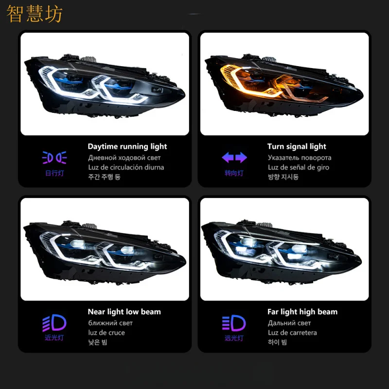 Suitable for BMW 4 Series G22 G23 G26 M4 G82 Headlight Accessories Car Lights Original Factory Headlight Upgrade Assembly
