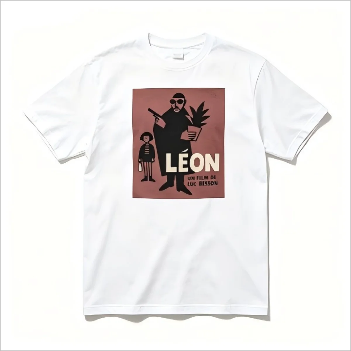 Vintage Retro Movie Character Graphic T-Shirt, Minimalist Figure Poster Print Crew Neck Tee, Loose Casual Aesthetic Short Sleeve