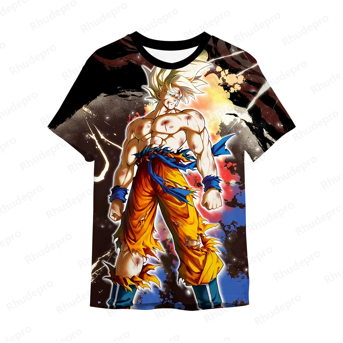 

Cosplay Tops T-shirt Short Dragon Ball Fashion Men Children's Harajuku Style Tee Men's Goku Oversized Trend Sleeve New Y2k