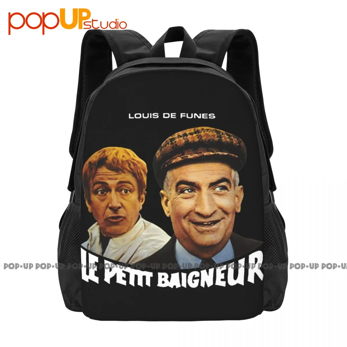 The Little Bather V2,Louis De Funes Backpack Large Capacity Bookbag Beach Bag Eco Friendly Multi-function