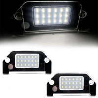 LH+RH White Led License Number Plate Light For Chrysler 300 300C 2005-2014 Chrysler Sebring 2007-2010 Car tail Lighting Source