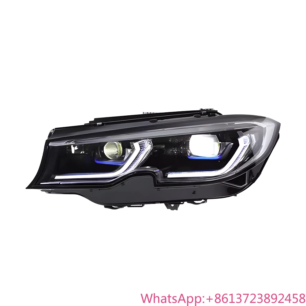 For For BMW 3 Series G20 G28 2020-2022 LED Auto Headlights Assembly Upgrade DRL Flashing Projector Lens 100W Wattage Accessory