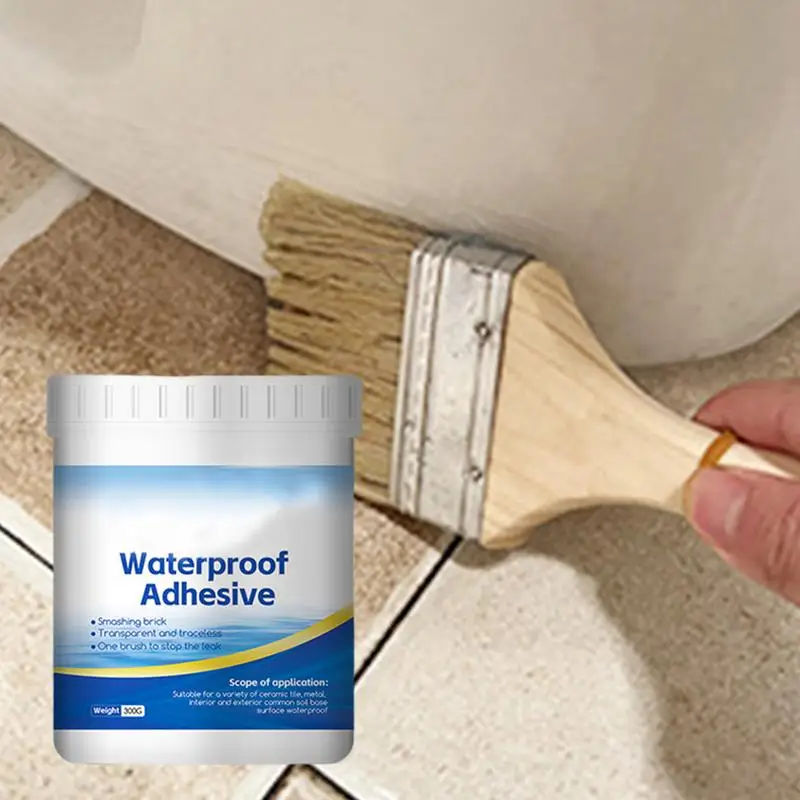 Transparent Waterproof Paint Sealant Water-Based Waterproof Coating Agent  Waterproof Caulk for Wood Concrete Bricks and Metal