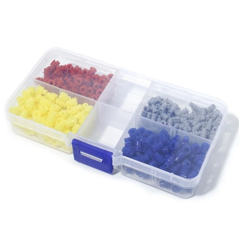 M3GA 400pcs Silicone Rubber Cable Sealing Wire Sealing for Secure Electrical
