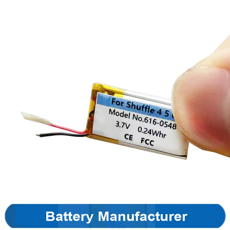 616-0548 0.19Wh A1373 616-0150 Battery For Apple iPod For Shuffle 4 5 6  7 MP3 MP4