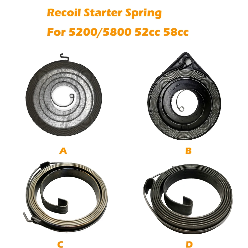 Recoil Starter Spring Recoil Easy Starter Spring for Chinese Chainsaw 5200/5800 52cc 58cc Spare Parts Garden Tools