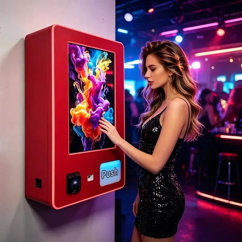 32 Inch Touch LED Screen Smart Vending Machine with Age Verification WiFi Remote Monitoring Sticker Vending Machine Customized