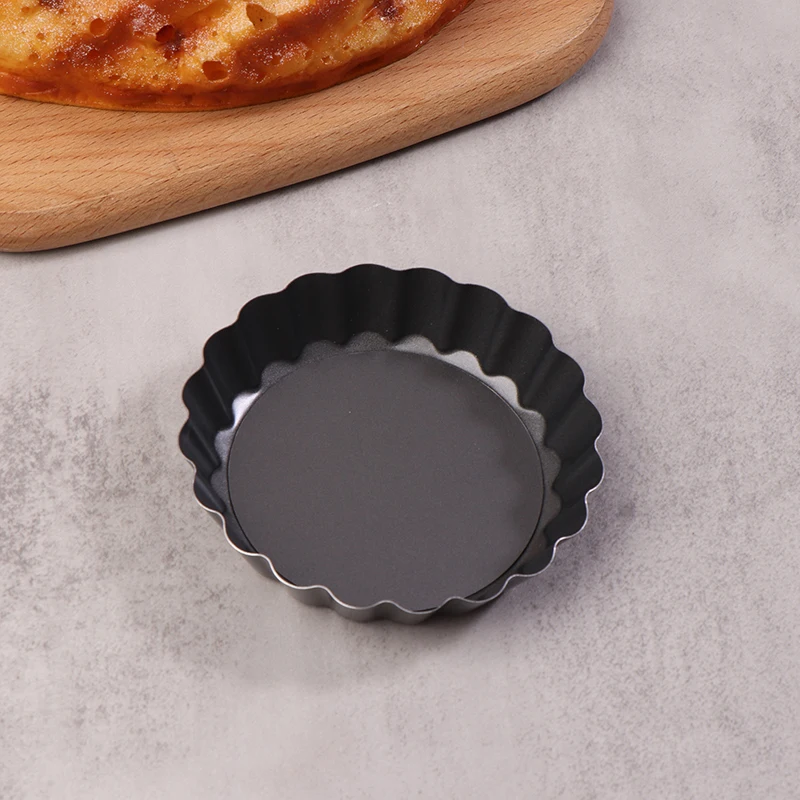 Mini Tart Pans 10cm Egg Tart Molds With Removable Bottom Non