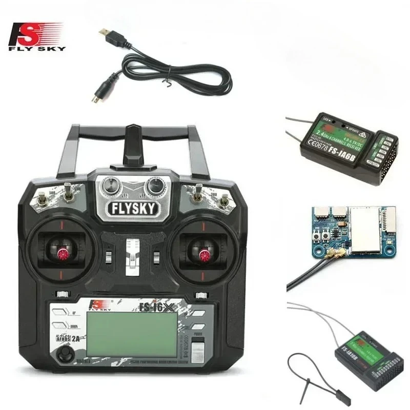 

FLYSKY FS-I6X - I6X 2.4G 10CH AFHDS 2A Remote Controller with X6B / IA6B / A8S / IA10B / IA6 Receiver