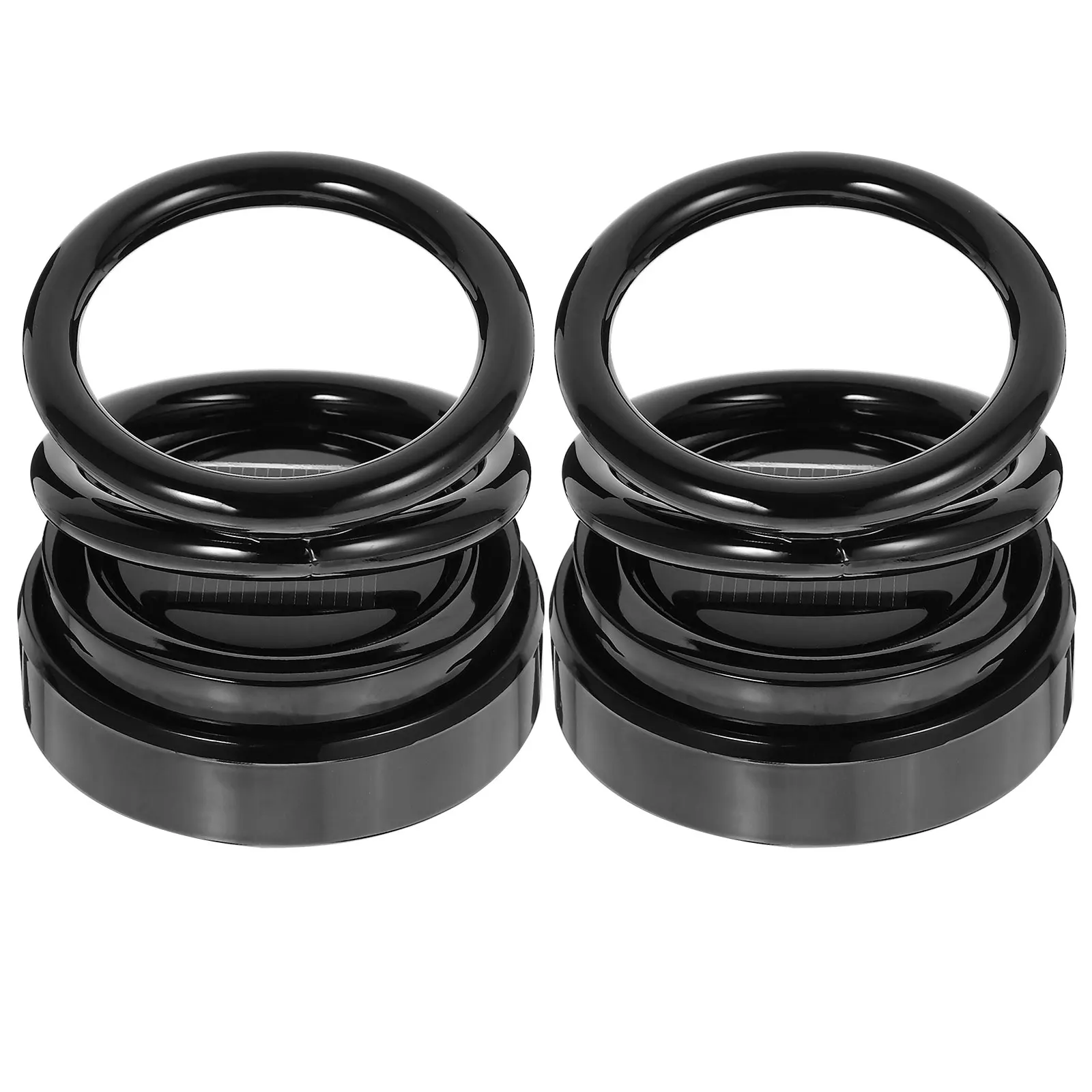 

2pcs Solar Powered Classic Black Car Dashboard Diffuser Fragrance Aromatherapy Decoration Ornament Air Freshener