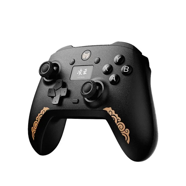 BIGBIGWON New Aether C6 Wireless Gaming Controller 1000Hz Dual-Hall Gamepads Intelligent Control Screen for PC Gamers