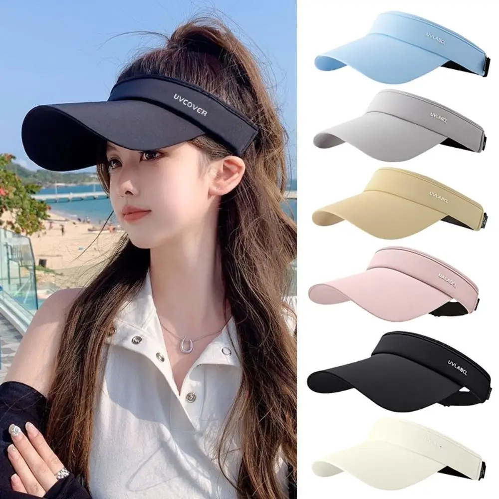 Summer Breathable Sun Hat Adjustable Anti-UV Baseball Cap Empty Top Quick-drying Tennis Hat Sports