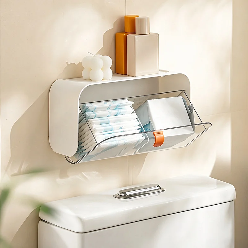 No Drill Wall Mounted Storage - đánh giá và giá Home Bathroom Organizer