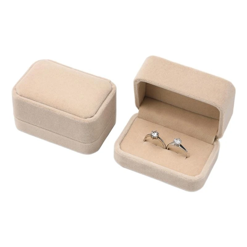 

652F Ring Gift Box Earrings Pendant Jewelry Box Wedding Engagement Proposal Birthday Anniversary Jewelry Display Box