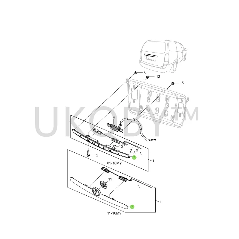 Cry sler 300 C2.7 쿨웨이 2.7 롱 밸브 커버 가스켓, 실린더 헤드 커버 고무 스트립에 적합, 4663713AC