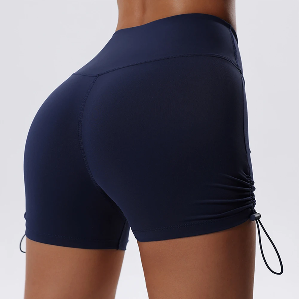 Women High Waist Yoga Shorts Slim Fit Butt Lift Gym Running Push Up Sports Shorts High Elastic Biker Shorts Sportwear