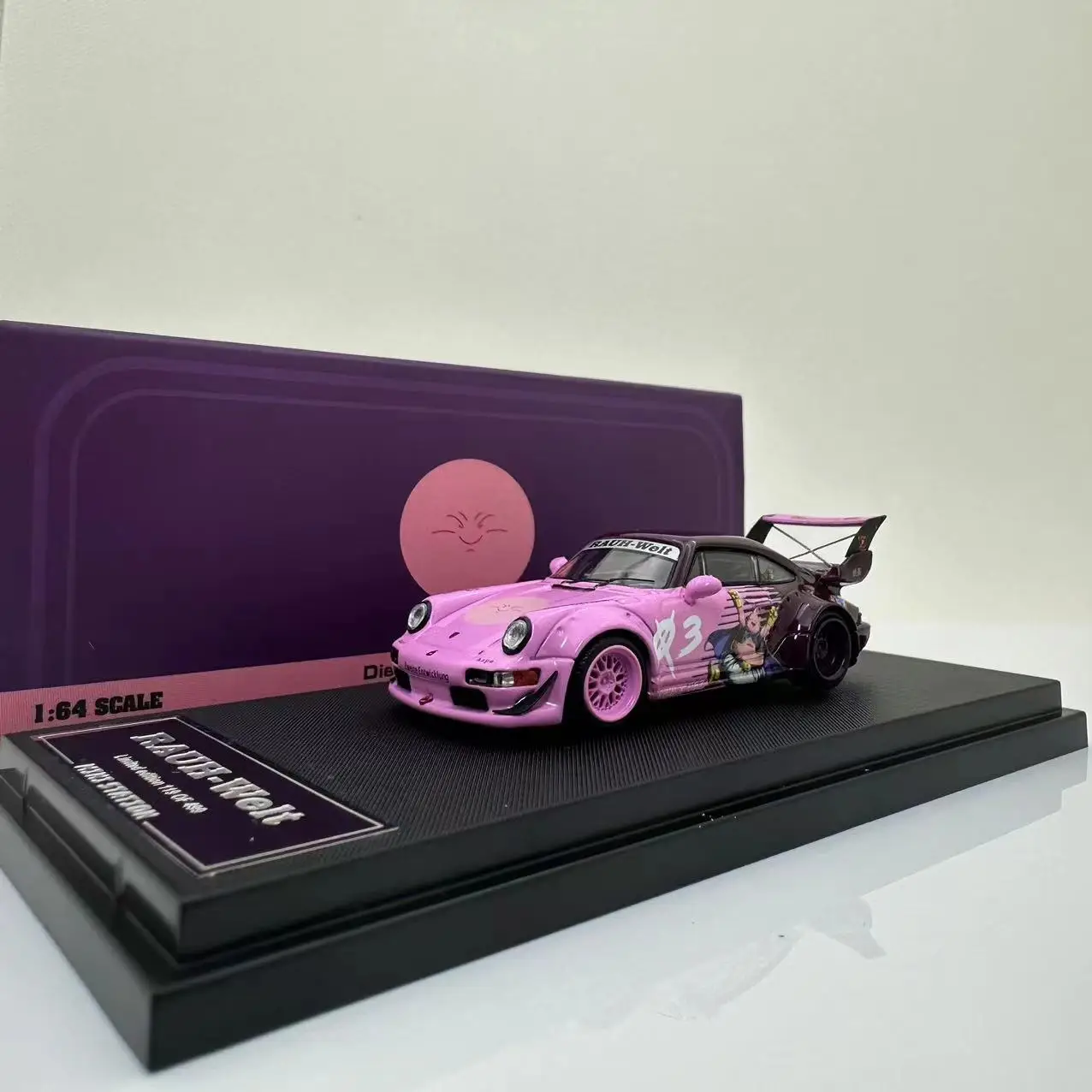 Mini Station 1:64 RWB Akira Toriyama Majin Buu limited499 Diecast Model Car