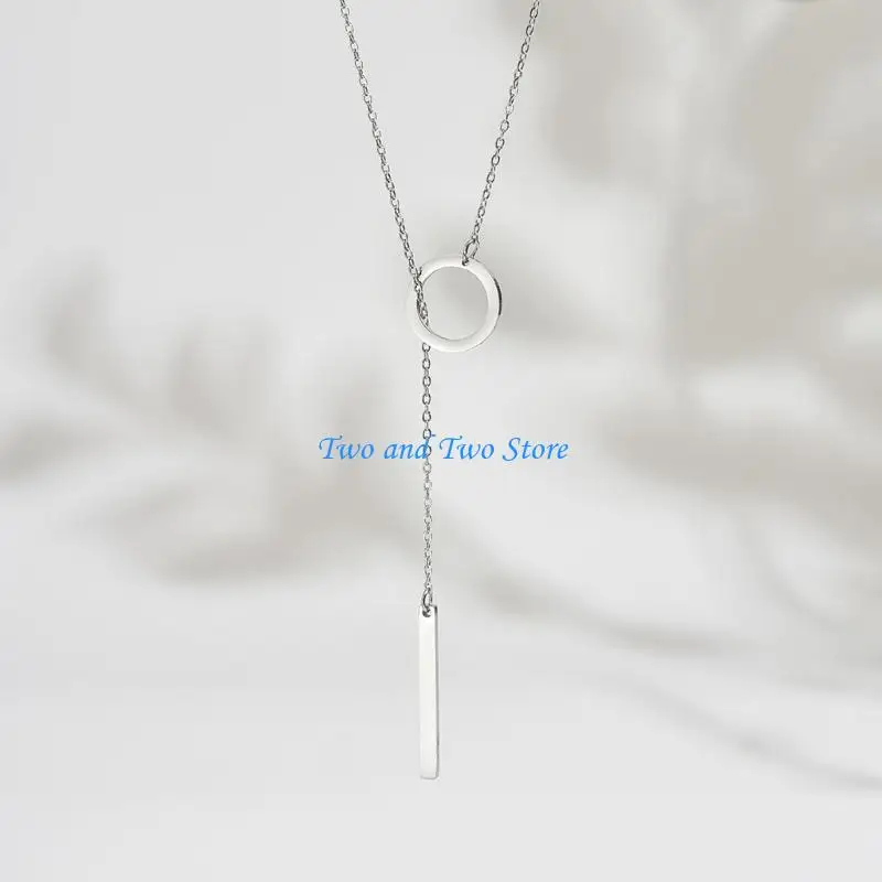 HX6F Versatile Design Pendant Necklace Adjustable To Fit Different Neck Sizes