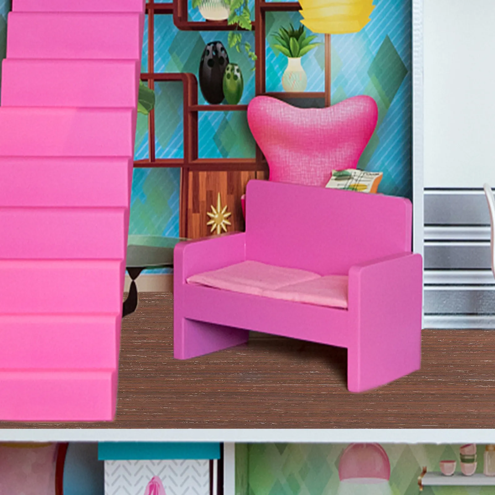 

15 шт. Деревянные планки-плитки для диорам 8,1x6x0,04 дюйма, улучшенная детализация для поделок, декораций, диорам, песочниц