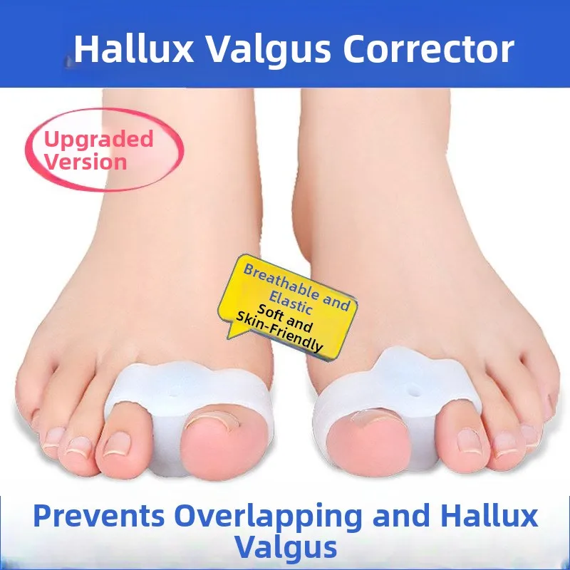 Corrective Toe Spacer Socks Big Toe Bunion Protector Cushion Shoe Compatible Men's Footwear External Flip Correction