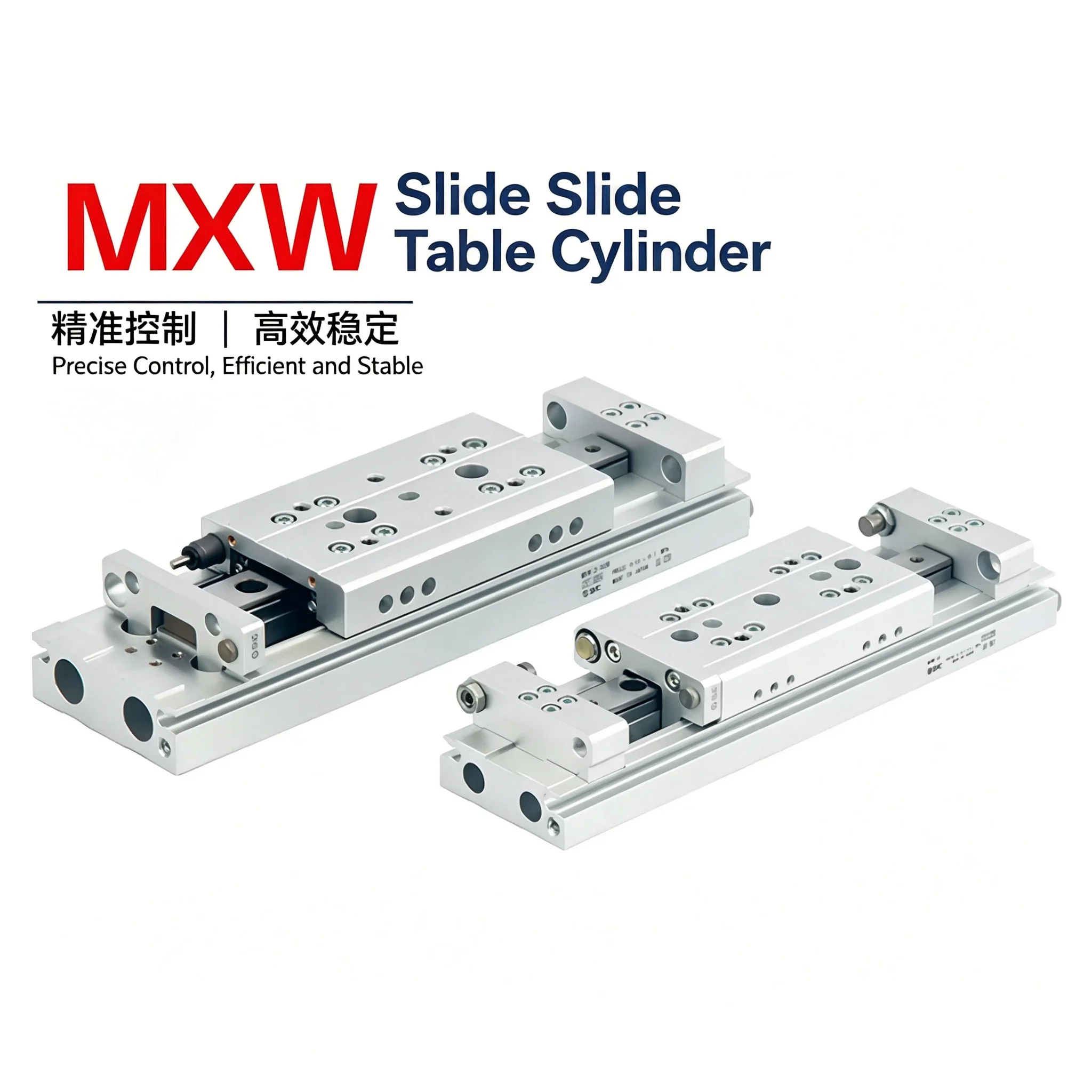 MXW 8 12 16 20 25mm High Precision Linear Guide For Suitable Automation Equipment Air Slide Table Pneumatic Cylinder