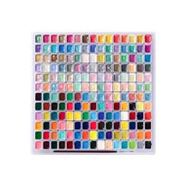 Pearlescent solid watercolor paint 12/24/36/48/60/72/98/150/180 color painting tool set Dunhuang manicure packing box