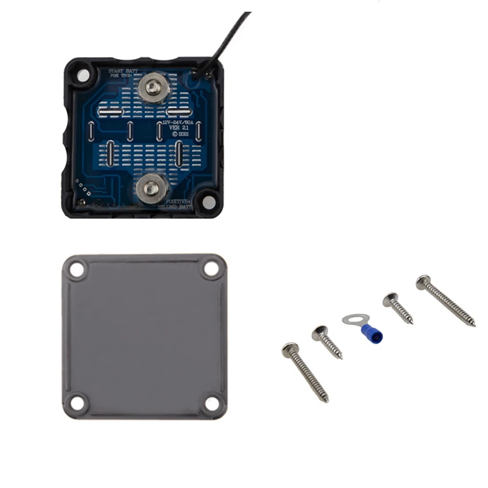 

2Set Digital Display Durable Dual Battery Lsolator 12V 140A Voltage Sensitive Split Charge Relay For Camper Car RV Yacht