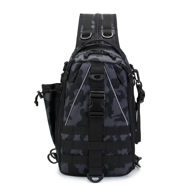 

Single And Double Shoulder Dual-Purpose Luya Backpack Multifunctional Waterproof Large Capacity Tactical Backpack For Outdoor