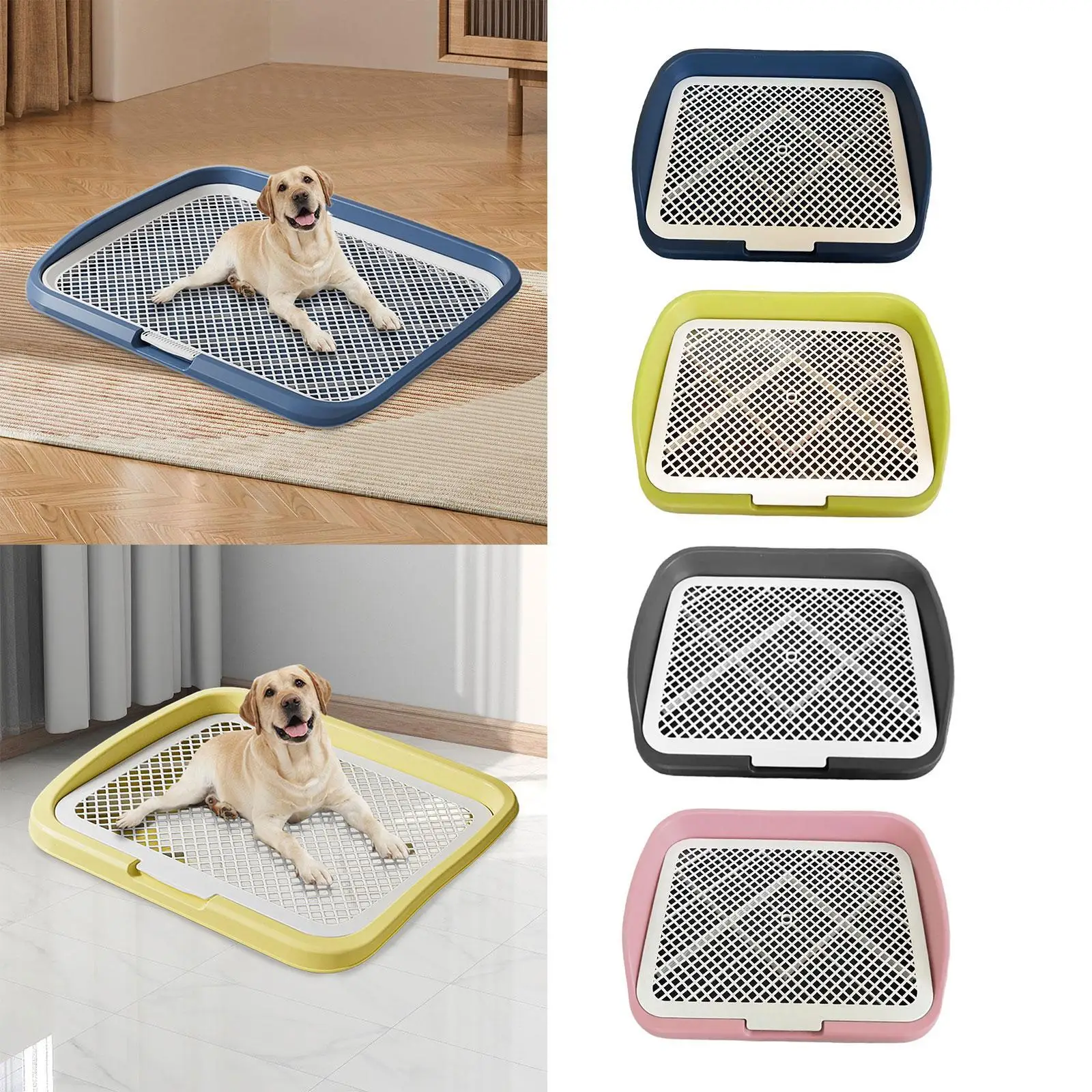

Dog Potty Training Toilet Keep Paw Dry with Column Supplies AntiSlip Training Pad for Bunny Dorm Living Room Household Outdoor