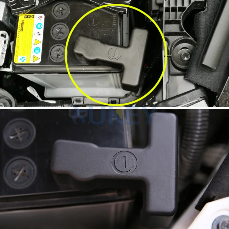 For Nissan Altima Teana L33 Maxima A36 Murano Z52 2013 - 2020 Engine Battery Negative Cable Clamp Clips Terminal Cover Stickers