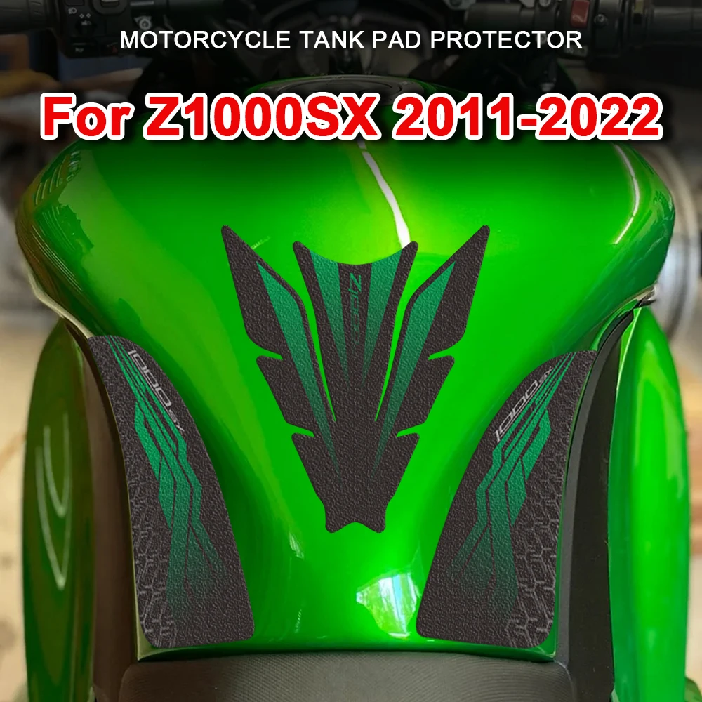 For Kawasaki Z1000SX Z1000 SX 2011-2022 Motorcycle Tank Pad Stickers Anti-slip Side Tank Decals For Ninja 1000 1000SX 2020 2021