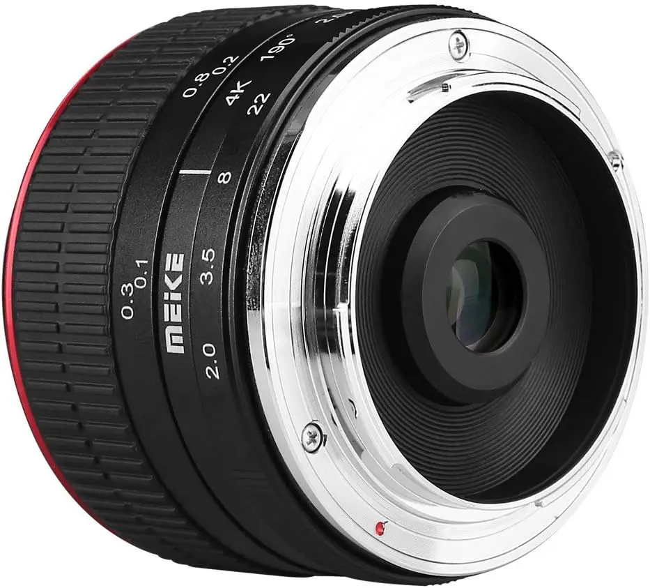 Meike MK-6.5mm F2.0 APS-C Ultra Wide Circular Fisheyes Lens for Sony E/Fujifilm X/Canon EF-M/Panasonic Olympus Lumix M43 Mount