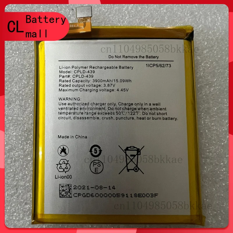 

НОВАЯ перезаряжаемая батарея высокого качества для мобильного телефона Coolpad Cpld-439, 3900 мАч, 3,87 В