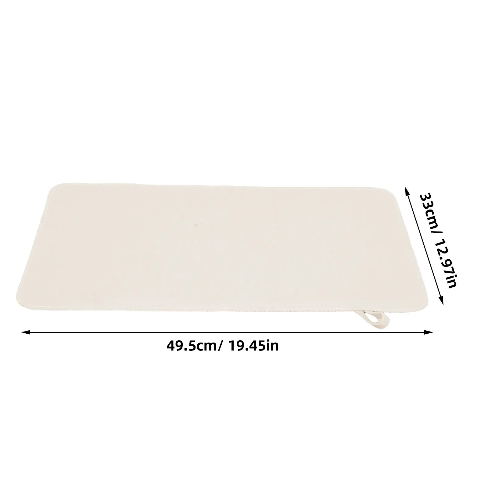 2 Pcs Felt Bench Cushion Bath Seat Pad Home Sauna Accessories Beige Heated Floor Mat