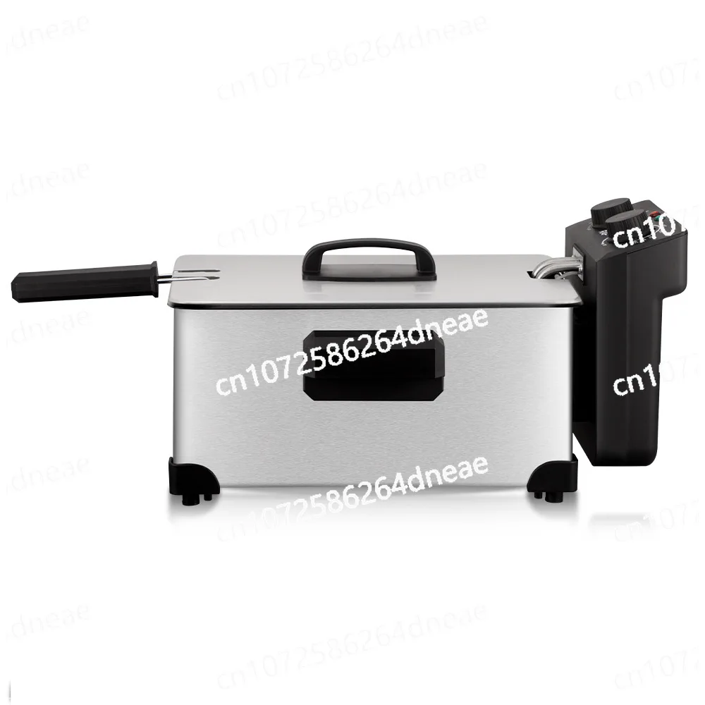 

Fryer Household Small Electric Fryer 3L Electric Commercial Fries and Chips Machine Stall Constant Temperature