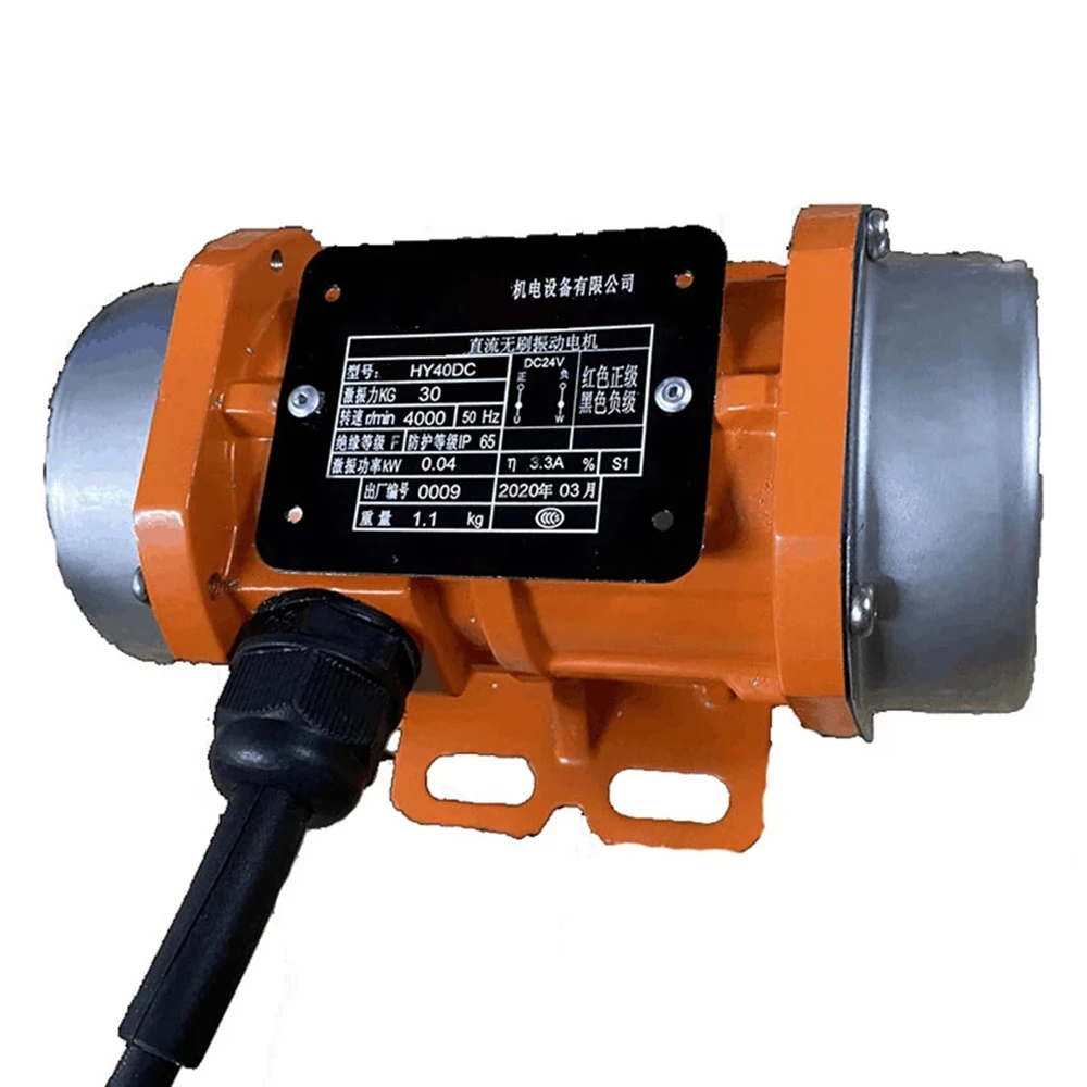 15W 20W 30W 40W 50W Brushless ​Motor DC 12V 24V Electric Engine Concrete Vibrator High Frequency Vibrator Eccentric MotorControl