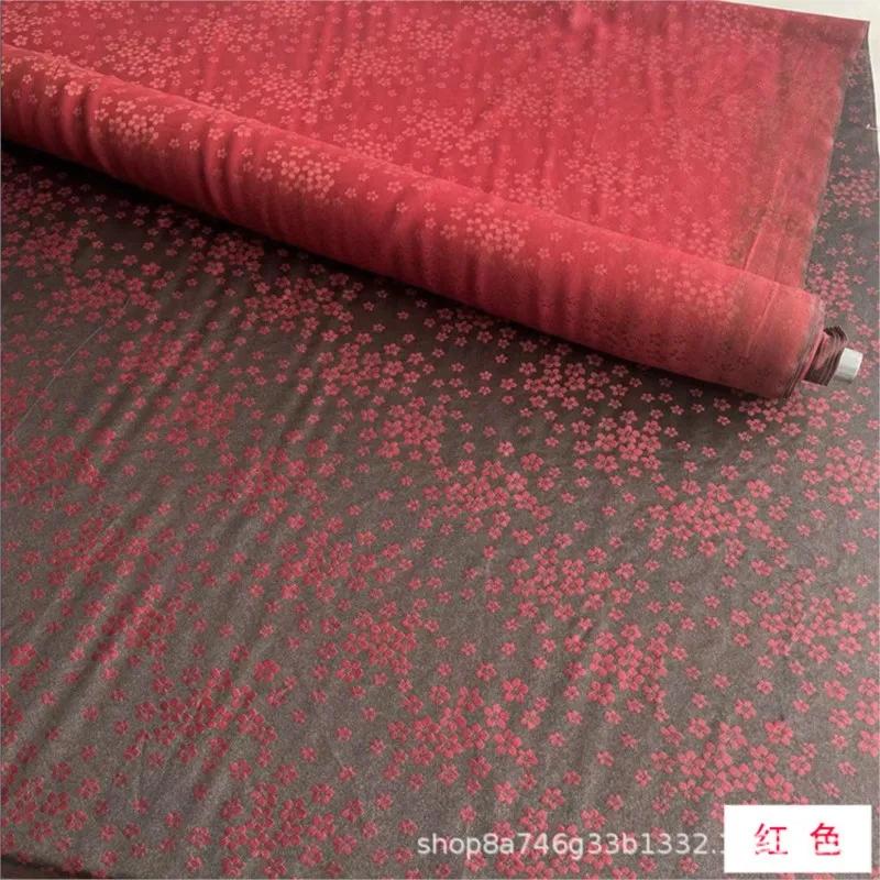 Summer jacquard silk gauze fabric new Chinese-style top